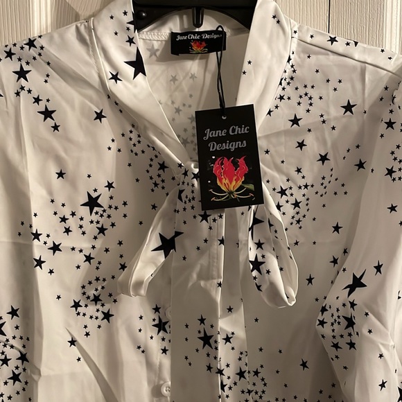 Jane Chic Designs Starry Night Blouse - Picture 10 of 10